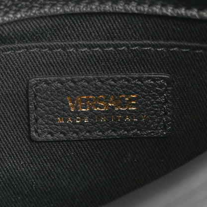 Versace Calfskin La Medusa Mini Hobo Crossbody Black 6 of 9