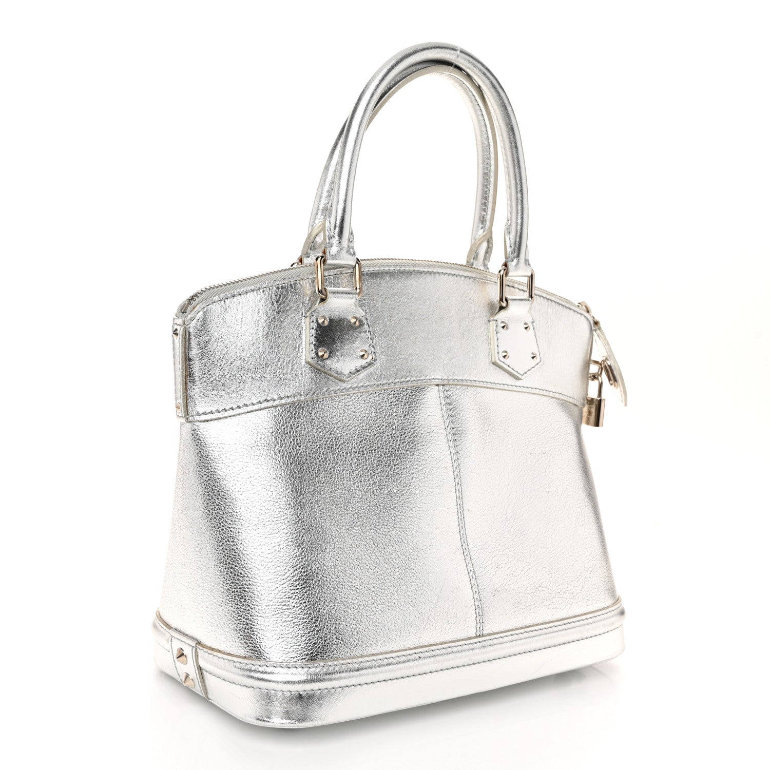 Louis Vuitton Suhali Lockit PM Silver 3 of 12