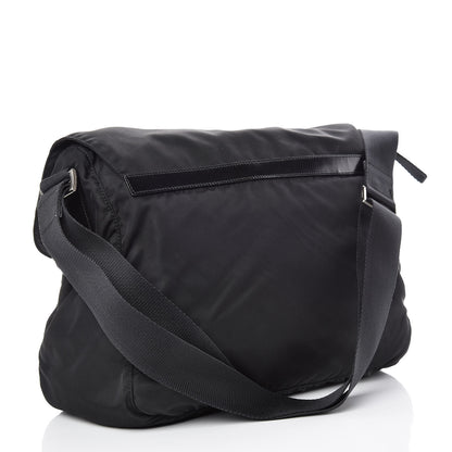 Prada Nylon Vela Messenger Bag Black 3 of 8