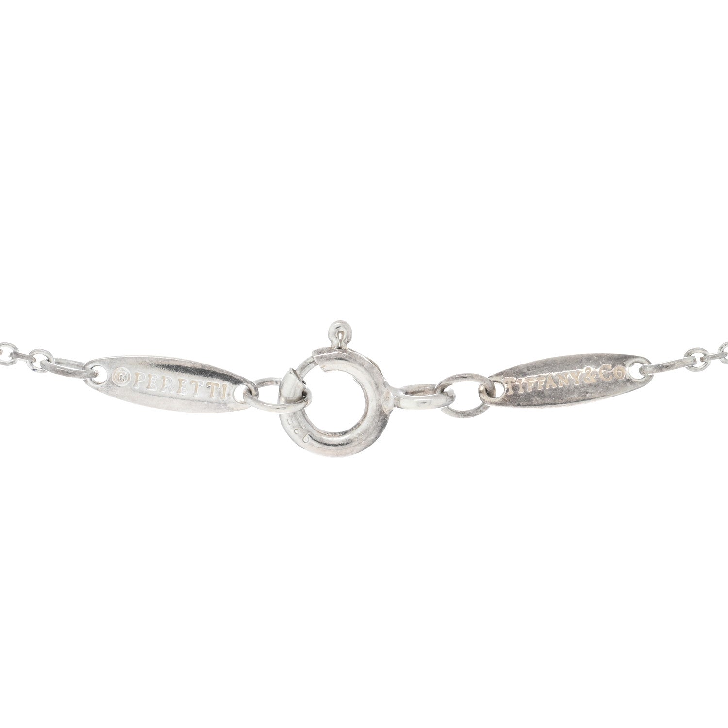Tiffany Sterling Silver Elsa Peretti Letter J Pendant Necklace 4 of 4