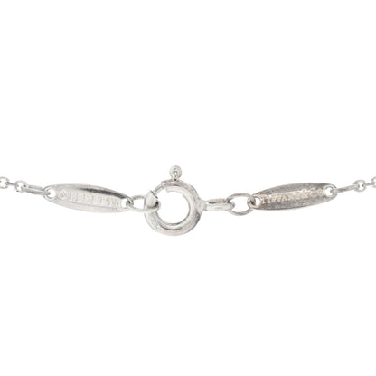Tiffany Sterling Silver Elsa Peretti Letter J Pendant Necklace 4 of 4