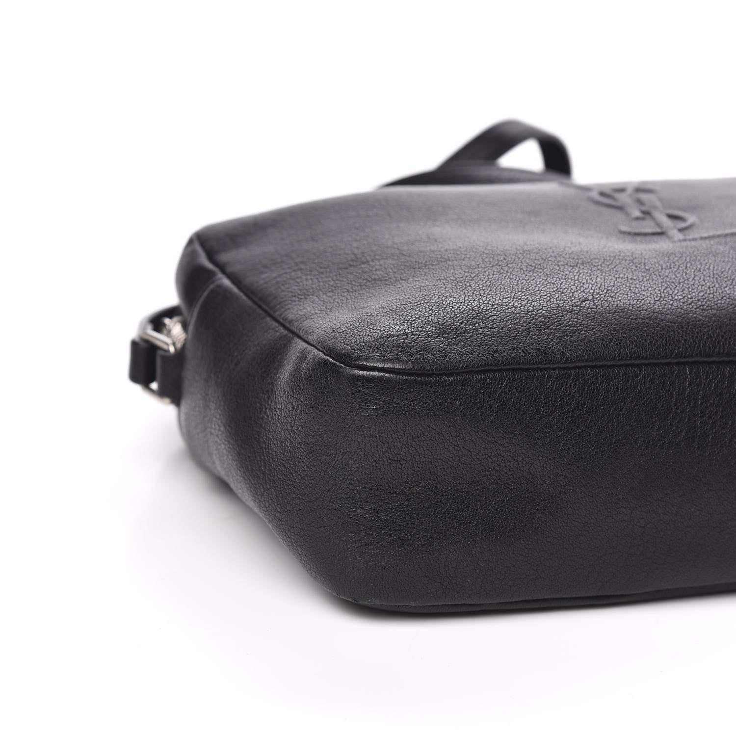 Saint Laurent Lambskin Monogram Small Lou Camera Bag Black 9 of 11