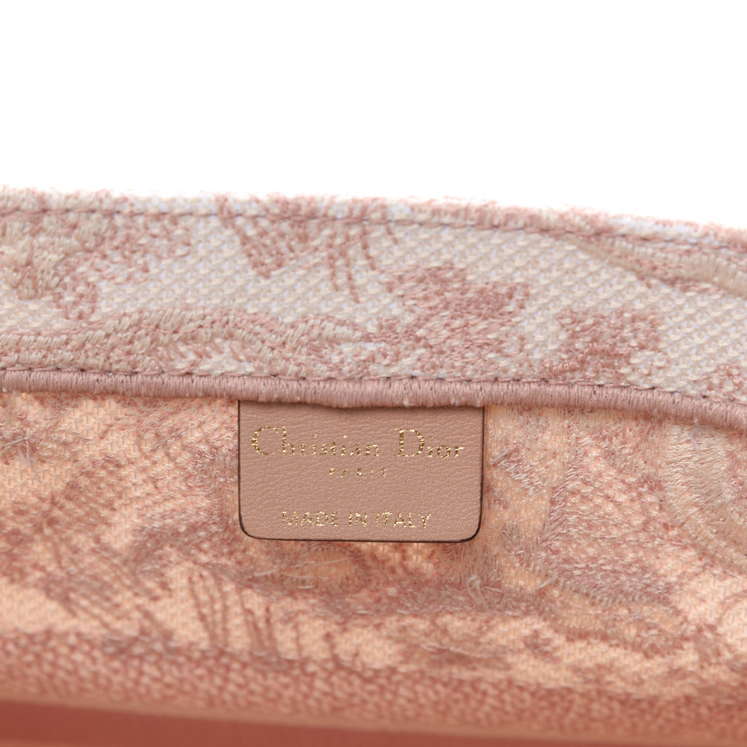 Christian Dior Canvas Embroidered Medium Dioriviera Toile De Jouy Book Tote Rose 7 of 9