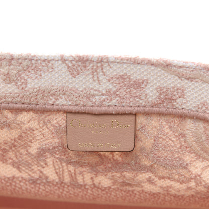 Christian Dior Canvas Embroidered Medium Dioriviera Toile De Jouy Book Tote Rose 7 of 9