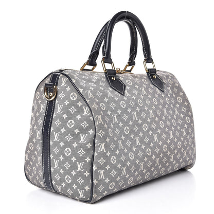 Louis Vuitton Monogram Idylle Speedy Bandouliere 30 Encre 3 of 7
