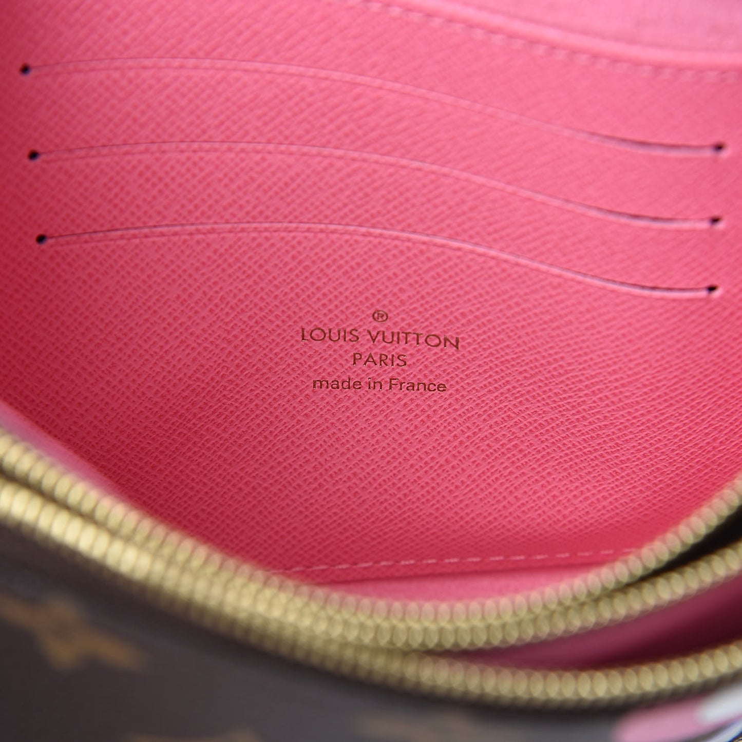Monogram 2019 Christmas Animation Double Zip Pochette