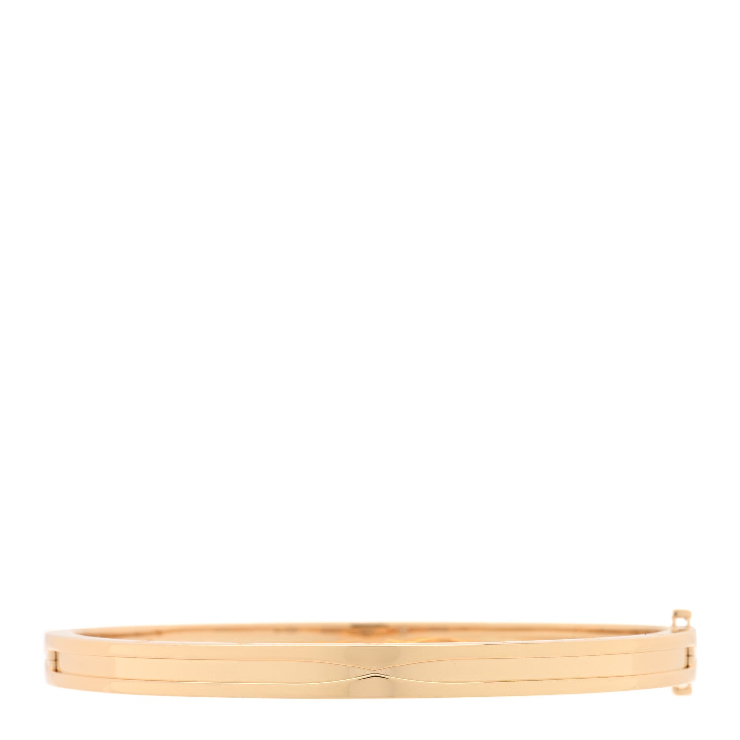 Bulgari 18K Yellow Gold Narrow B.Zero1 Bangle Bracelet S 2 of 5