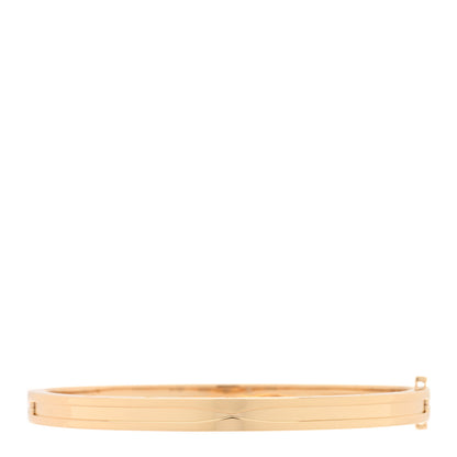 Bulgari 18K Yellow Gold Narrow B.Zero1 Bangle Bracelet S 2 of 5