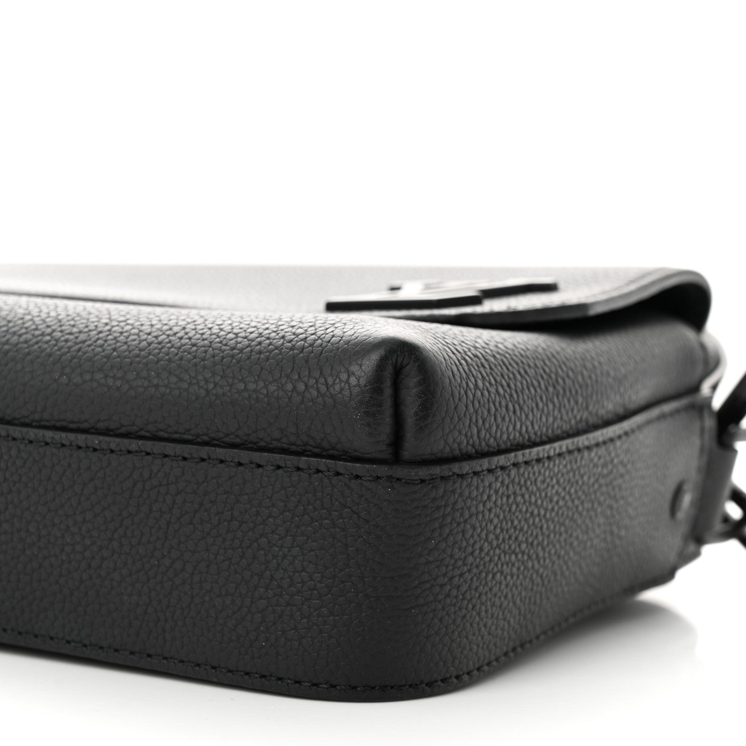 Louis Vuitton Calfskin Aerogram Fastline Messenger Black 9 of 11