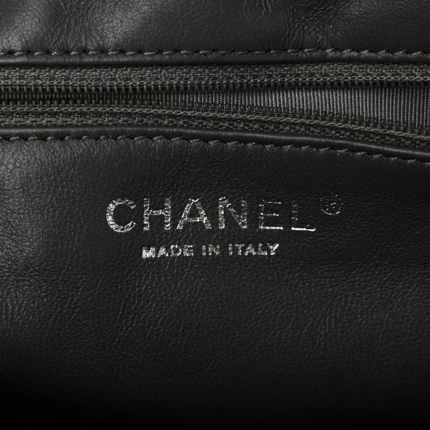 Chanel Aged Calfskin Quilted Large Reissue Camera Case Grey 6 of 11