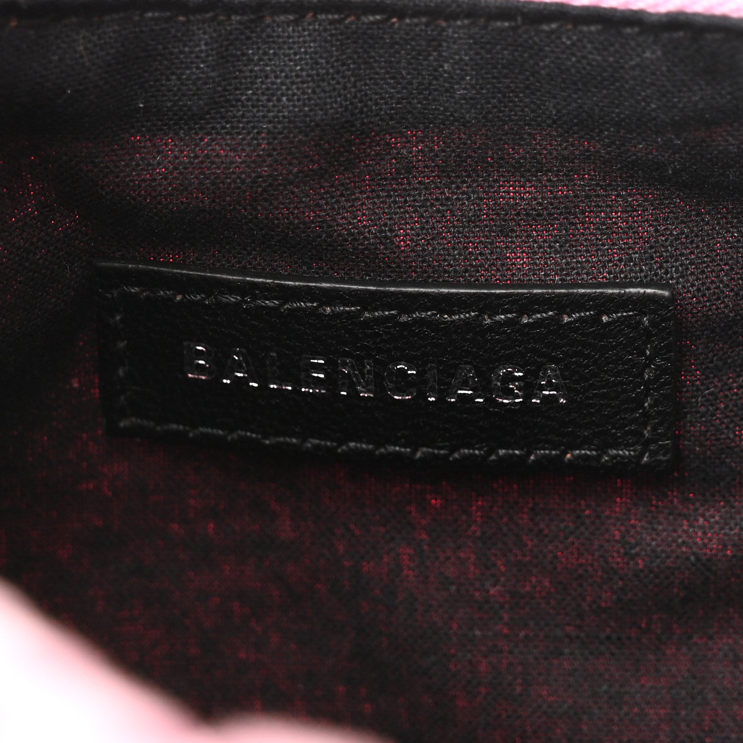 Balenciaga Washed Frayed Denim Crystal Le Cagole Shoulder Bag XS Denim Pink 6 of 10