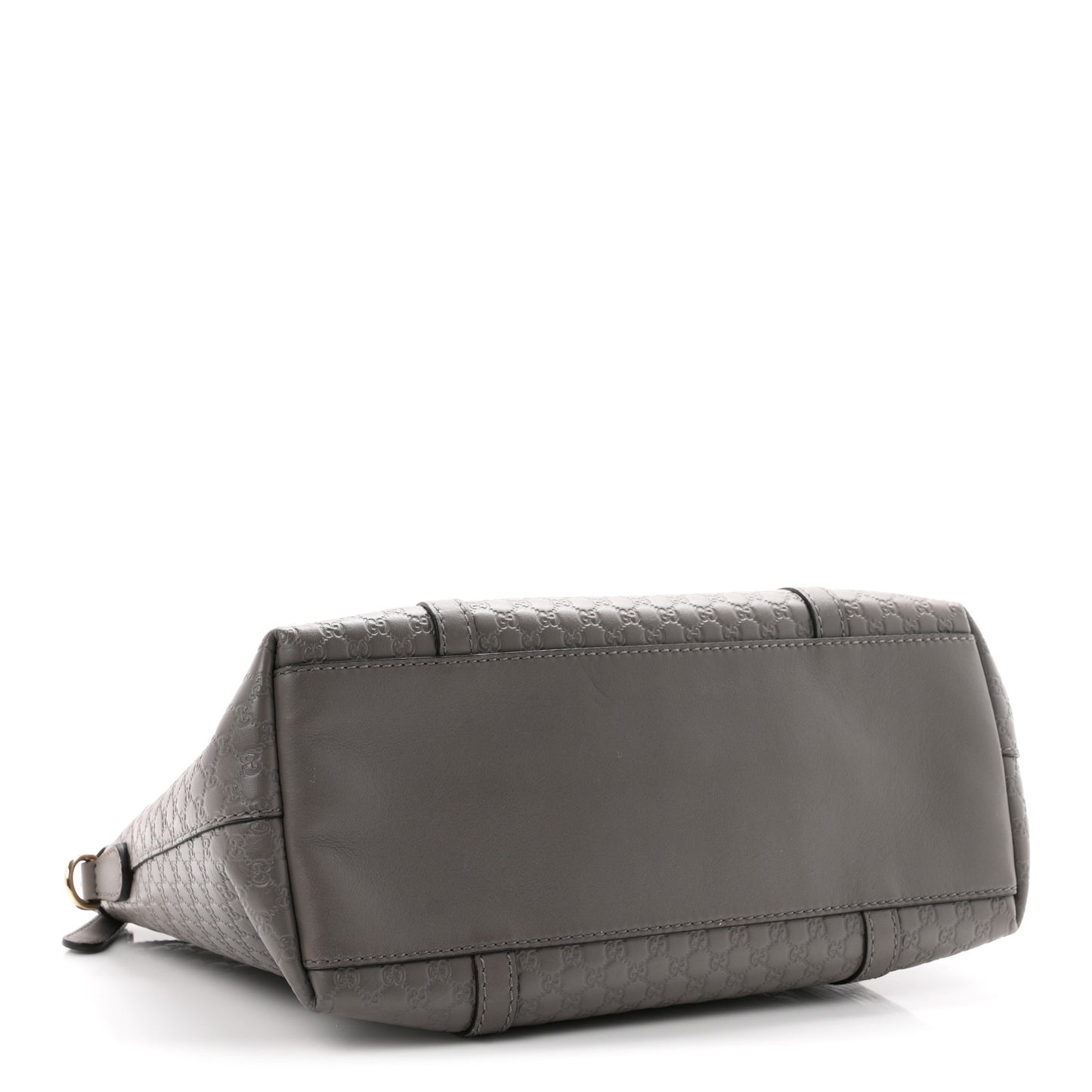 Soft Microguccissima Small Zippered Satchel Loess