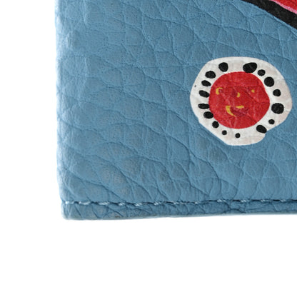 Louis Vuitton LV x YK Taurillon Multiple Wallet Blue 8 of 9