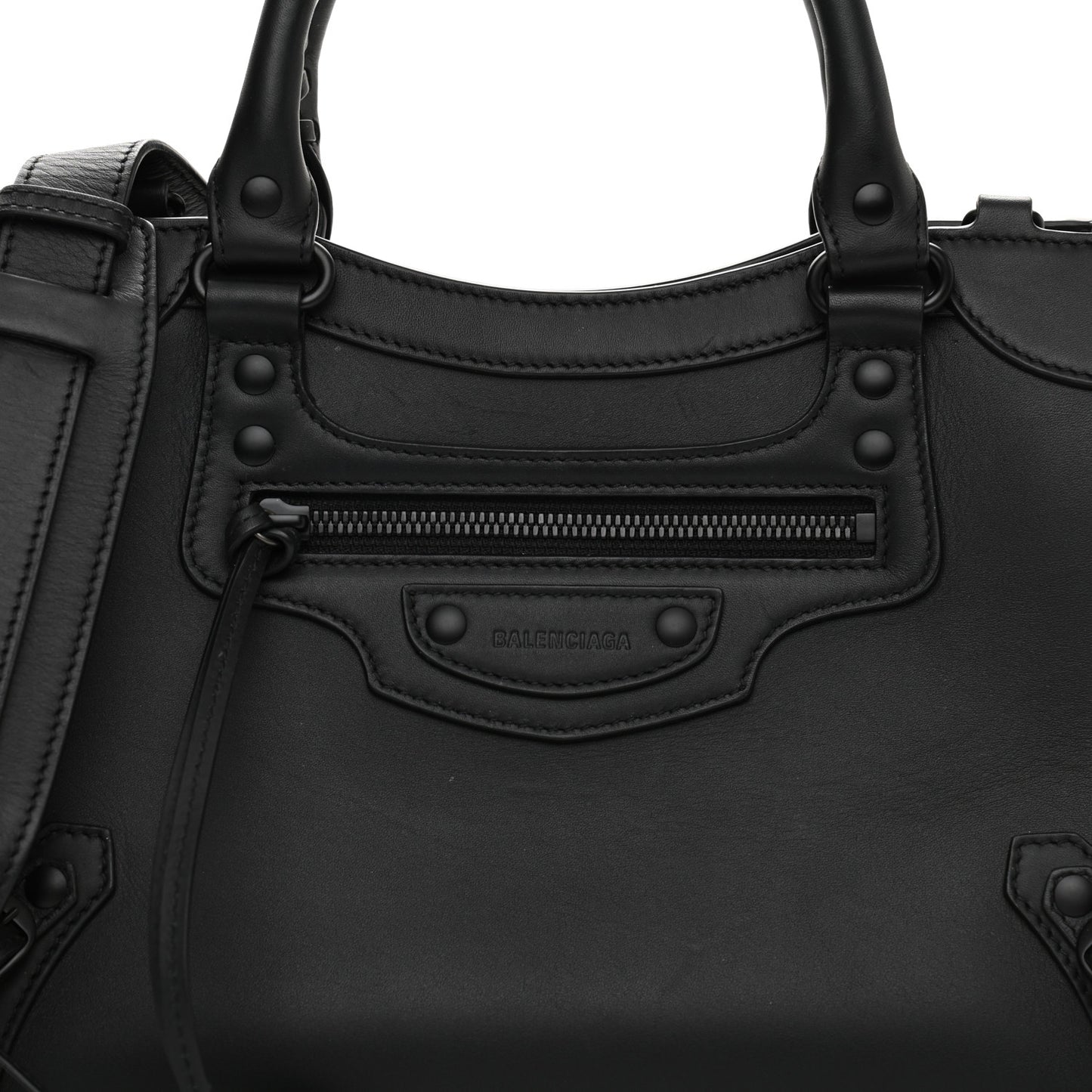 Smooth Calfskin Neo Classic Black Hardware S City Black