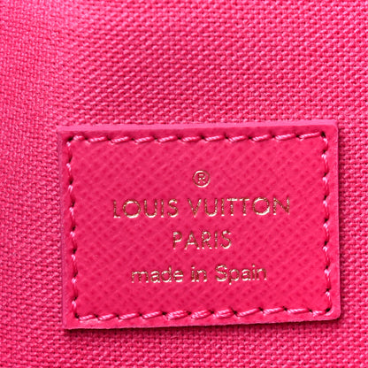Louis Vuitton Monogram 2021 Christmas Animation Hollywood Pochette Felicie Chain Wallet Fuchsia 7 of 11