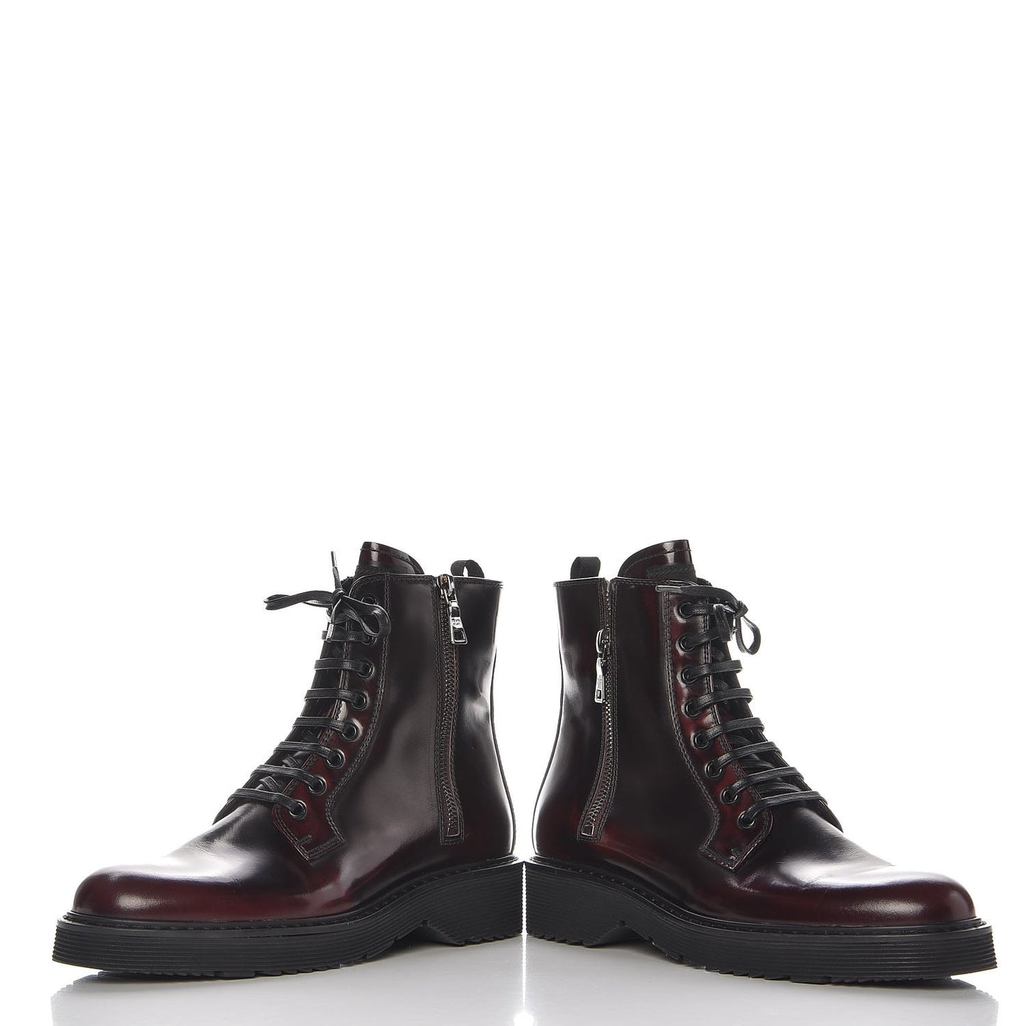 Spazzolato Combat Boots 36 Granato Fume