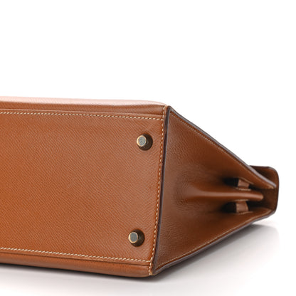 Hermes Courchevel Kelly Sellier 28 Gold 9 of 18