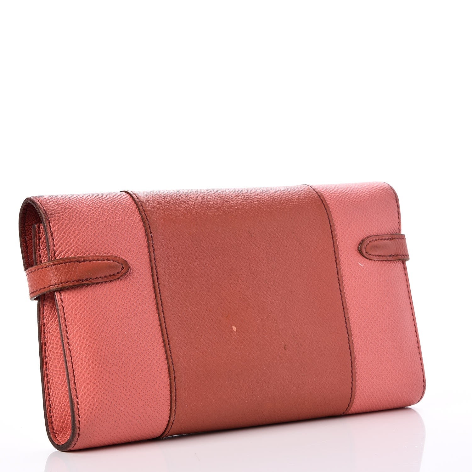 Hermes Epsom Flag Kelly Longue Wallet Corail Flamingo 3 of 13