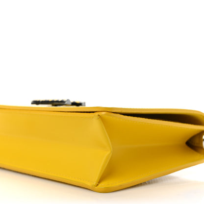 Louis Vuitton LV x YK Epi Infinity Dots Twist Belt Chain Wallet Yellow Black 9 of 10