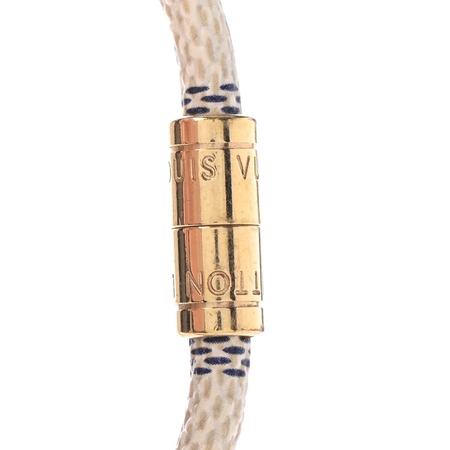 Louis Vuitton Damier Azur Keep It Bracelet 17 4 of 5