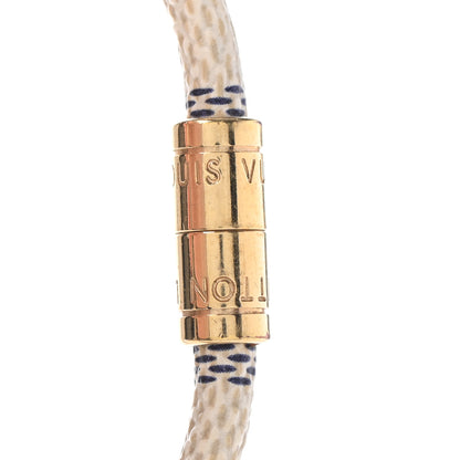 Louis Vuitton Damier Azur Keep It Bracelet 17 4 of 5