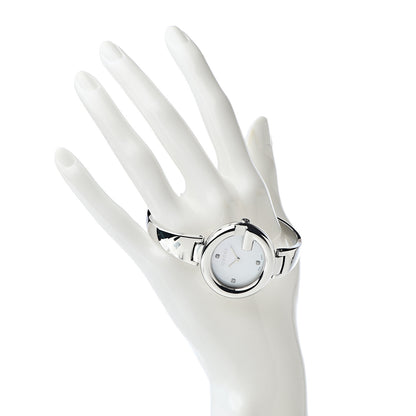 Gucci Stainless Steel Diamond Mother of Pearl 36mm Guccissima Quartz Watch 2 of 6
