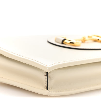 Gucci Boarded Plutone Calfskin Horsebit 1955 Wallet On Chain Mystic White 9 of 11