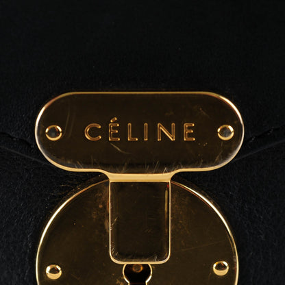 Celine Calfskin Envelope Shoulder Bag Navy 6 of 11