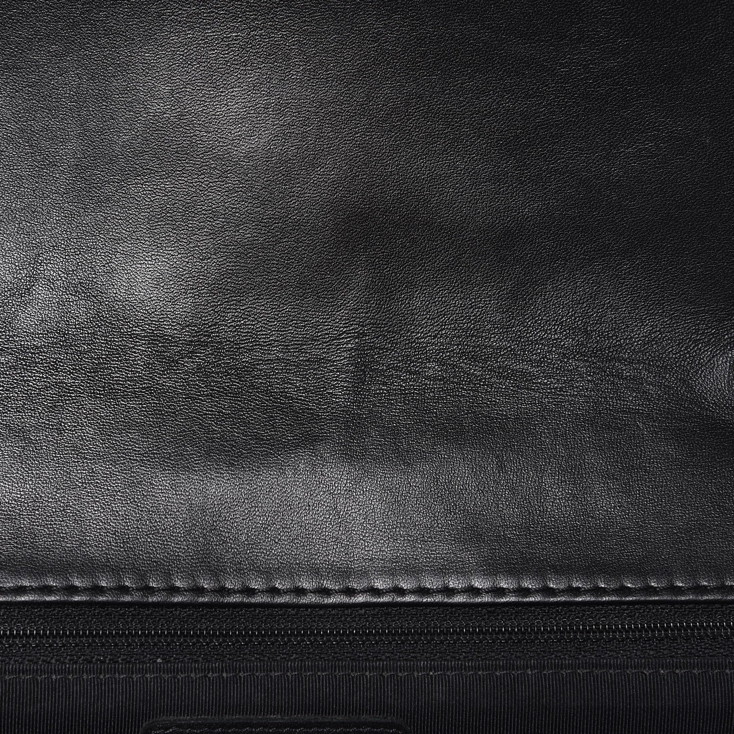 Chanel Lambskin Chevron Quilted Large Surpique Flap Black 8 of 13