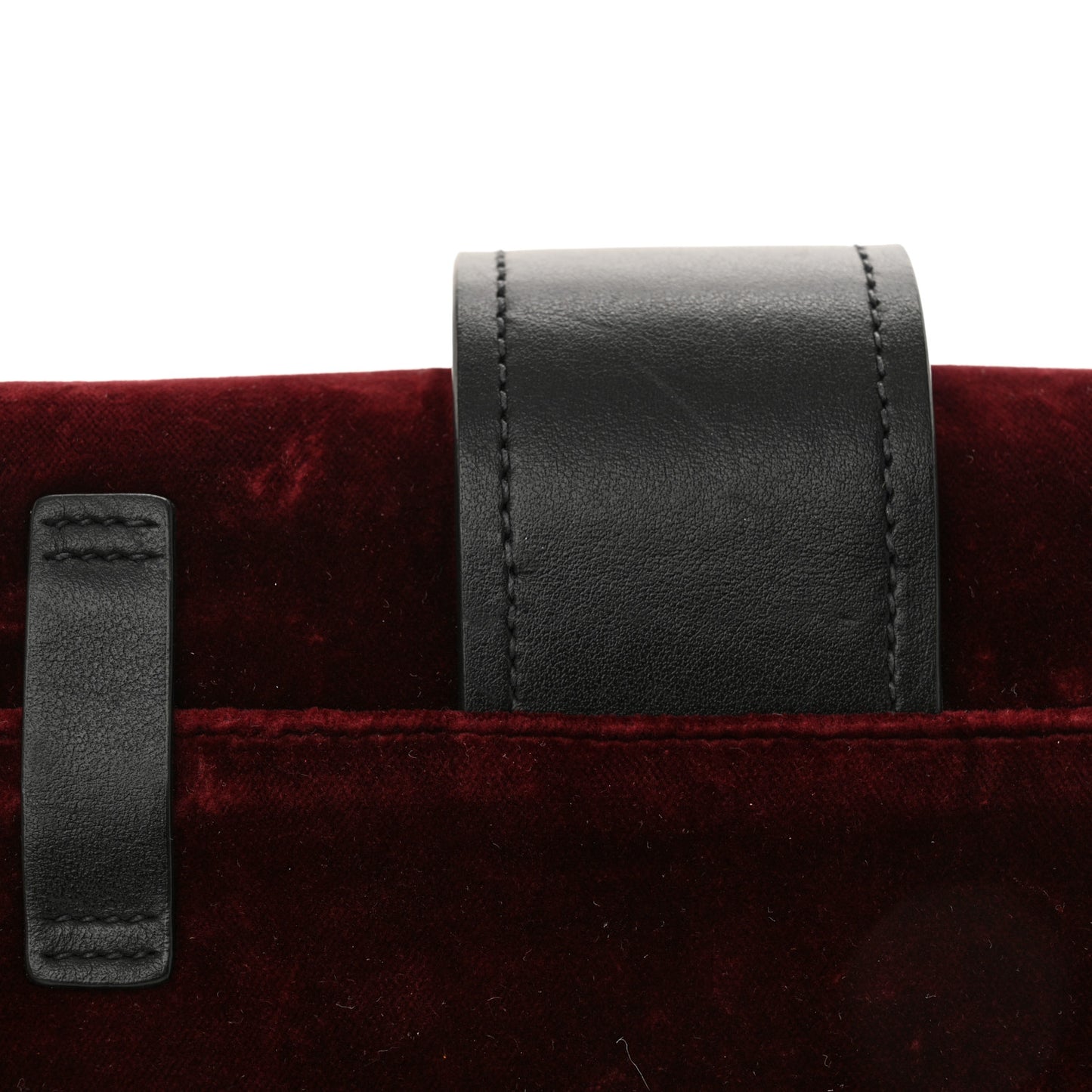 Velvet City Calfskin Cahier Belt Bag Ribes Black