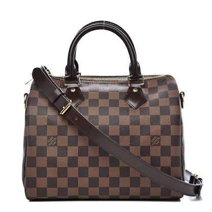Louis Vuitton Damier Ebene Speedy Bandouliere 25 1 of 10
