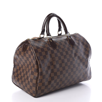 Louis Vuitton Damier Ebene Speedy 35 2 of 8