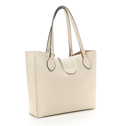 Gucci New Sakai Calfskin Lux Small Dahlia Tote Mystic White 4 of 11