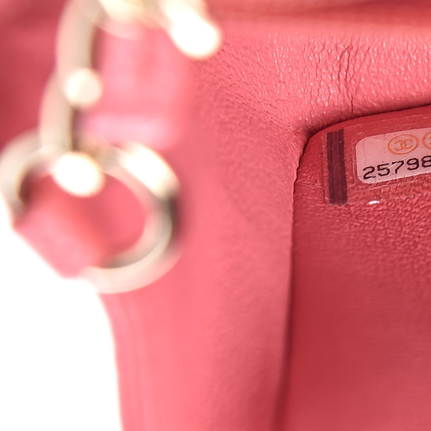 Chanel Caviar Quilted Mini Rectangular Flap Pink 7 of 8
