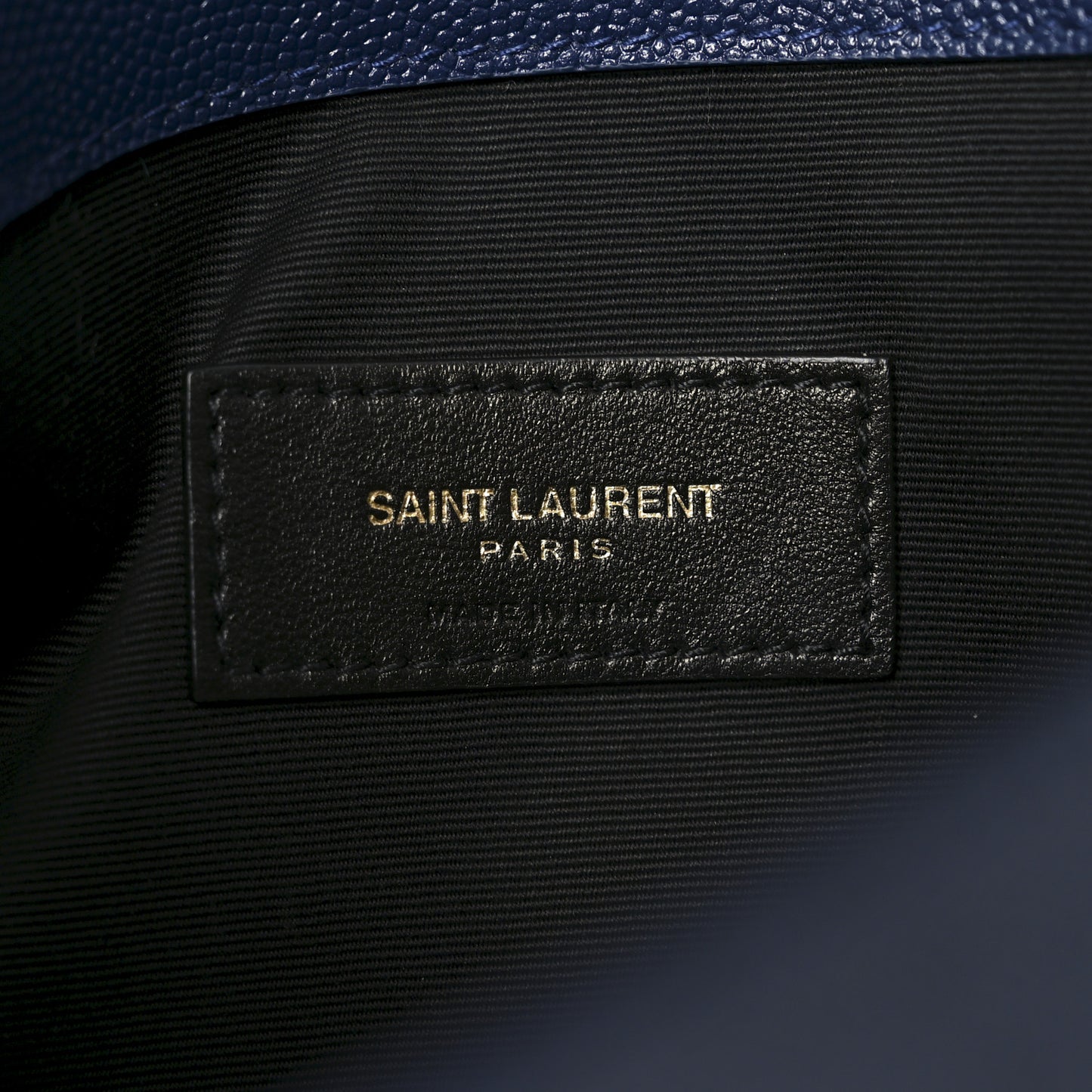 Grain De Poudre Uptown Pouch Blue Charron