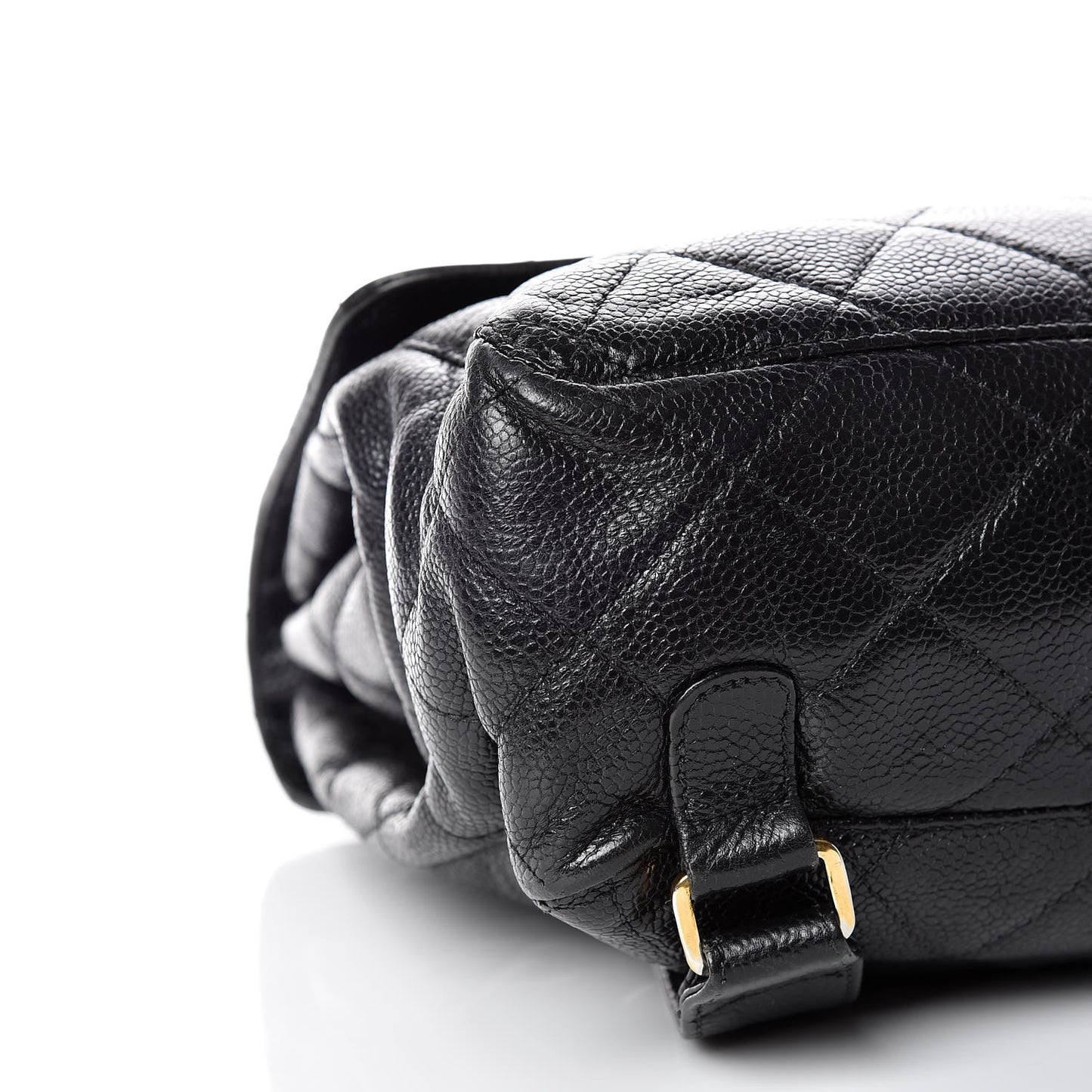 Caviar Quilted Backpack Black