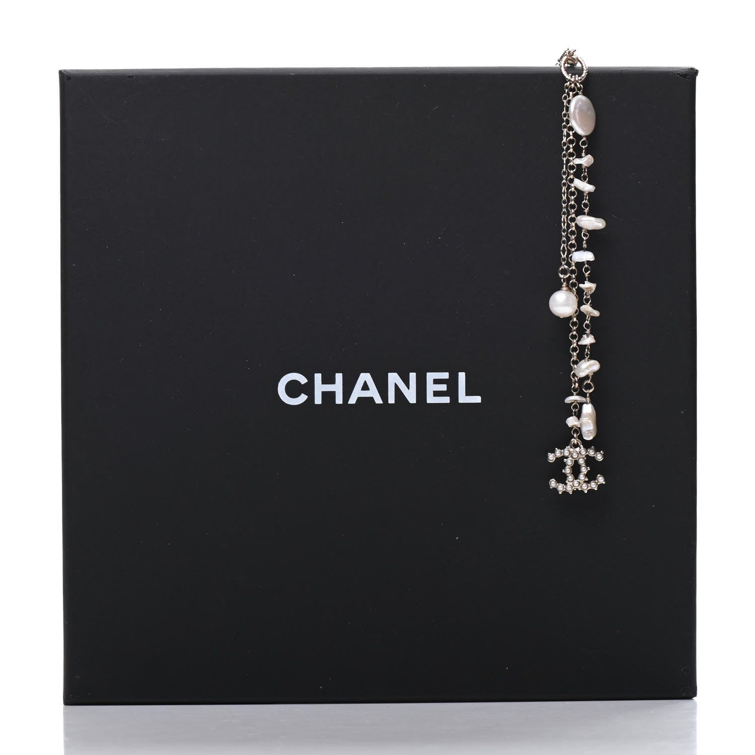Chanel Pearl CC Chain Necklace Gold 6 of 6