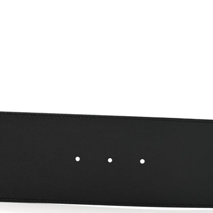 Gucci Moon Calfskin Pearl Double G 70mm Belt 90 36 Black Cream 4 of 5