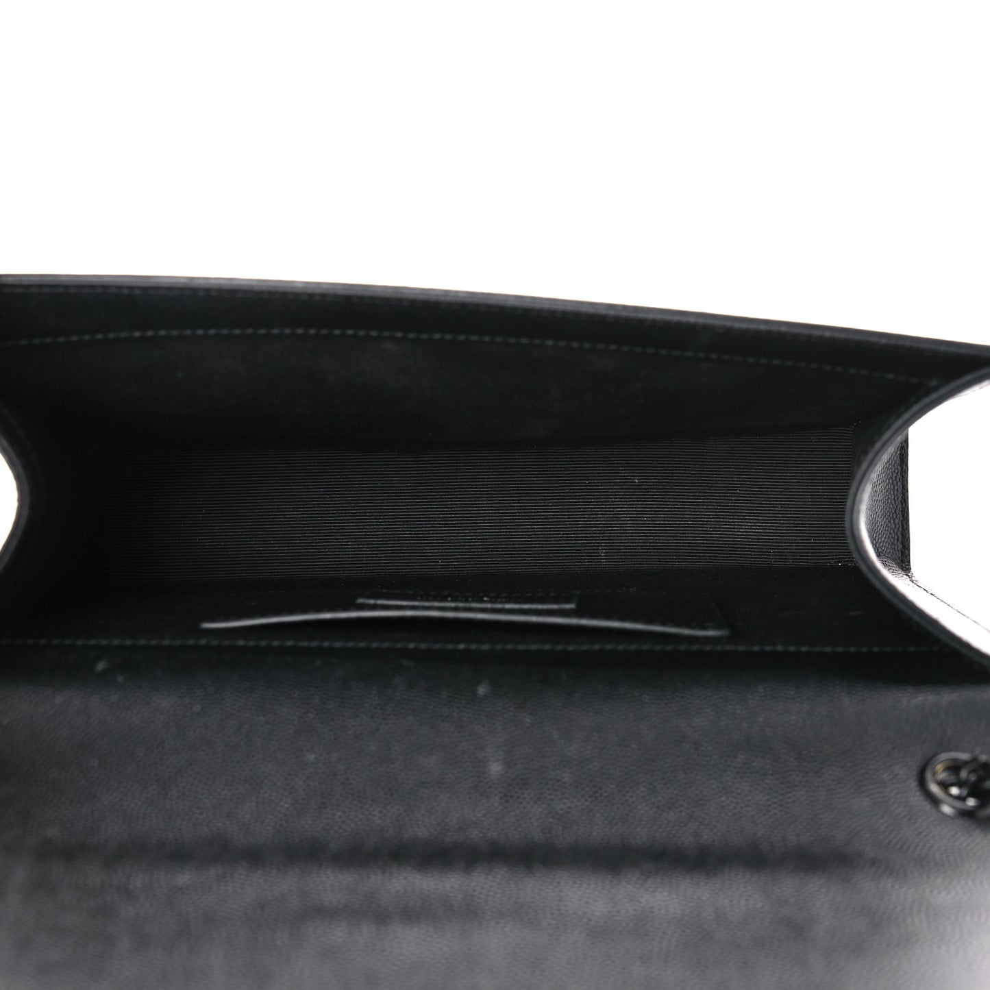 Grain De Poudre Medium Classic Monogram Kate Satchel Black