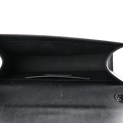 Saint Laurent Grain De Poudre Medium Classic Monogram Kate Satchel Black 5 of 13