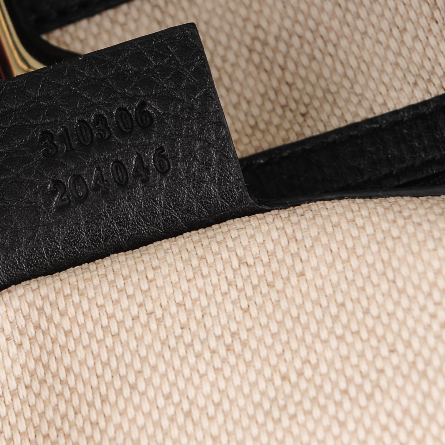 Gucci Pebbled Calfskin Large Soho Chain Shoulder Bag Black 7 of 7