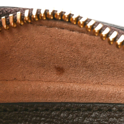 Gucci Monogram Jumbo GG Textured Dollar Calfskin Web Mini Ophidia Half Moon Hobo Camel Ebony New Acero 8 of 11