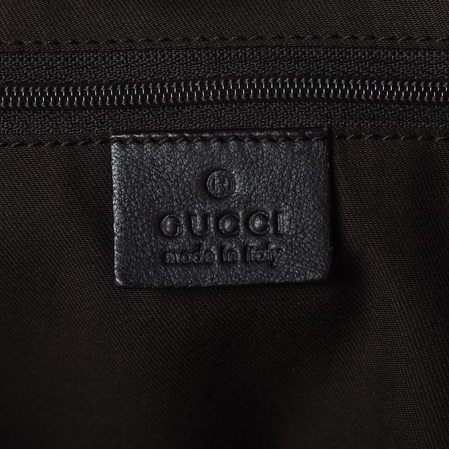 Gucci Monogram Medium D Gold Tote Bag Brown 5 of 7