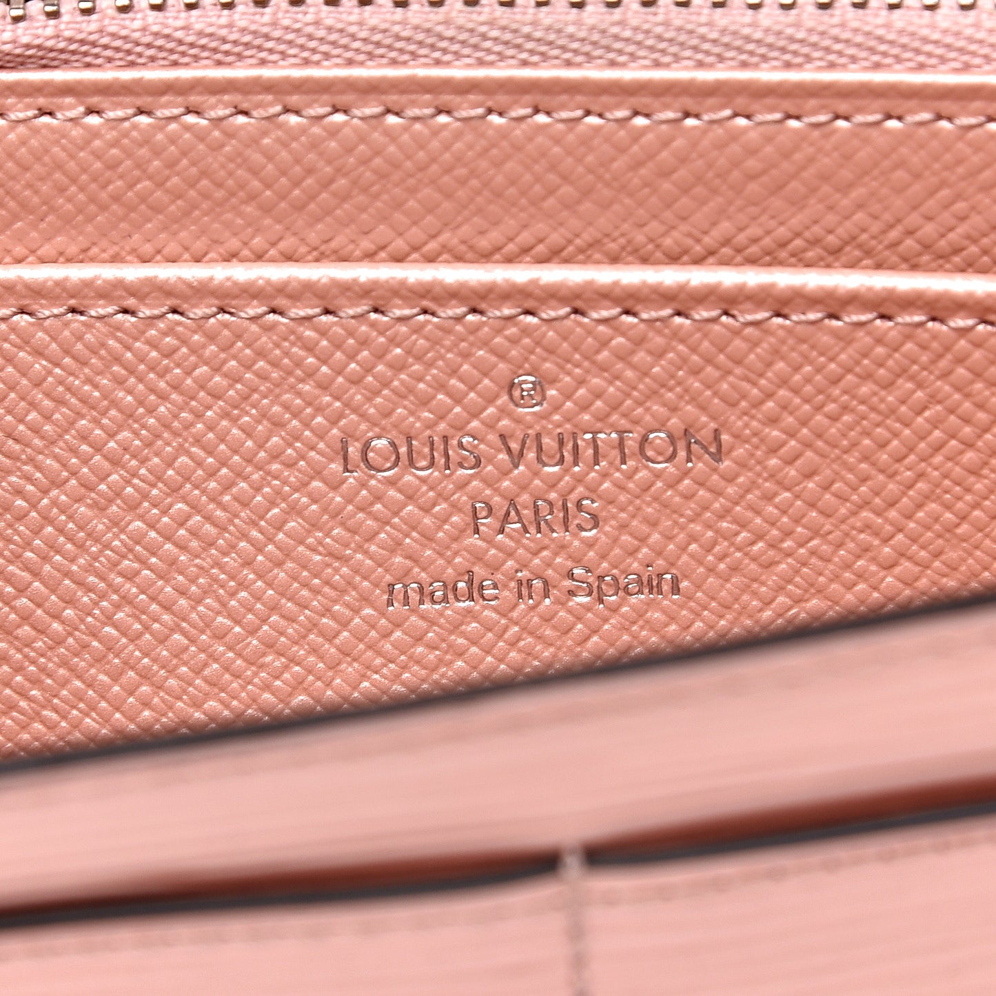 Epi Louise Wallet Rose Nacre