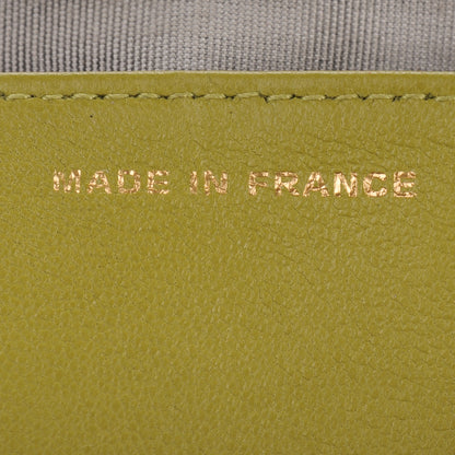 Chanel Lambskin Half Moon Wallet On Chain WOC Green 7 of 11