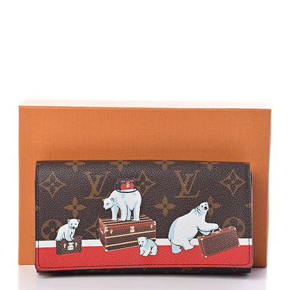 Louis Vuitton Monogram 2017 Christmas Animation Sarah Wallet 9 of 9