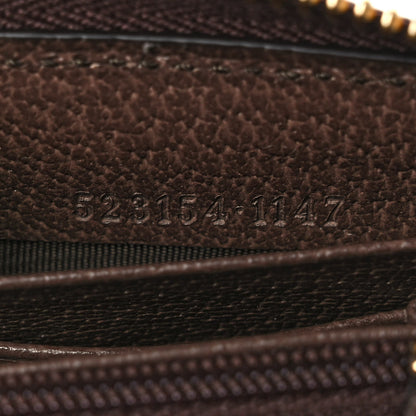 Gucci GG Supreme Monogram Web Ophidia Zip Around Wallet Brown 7 of 11
