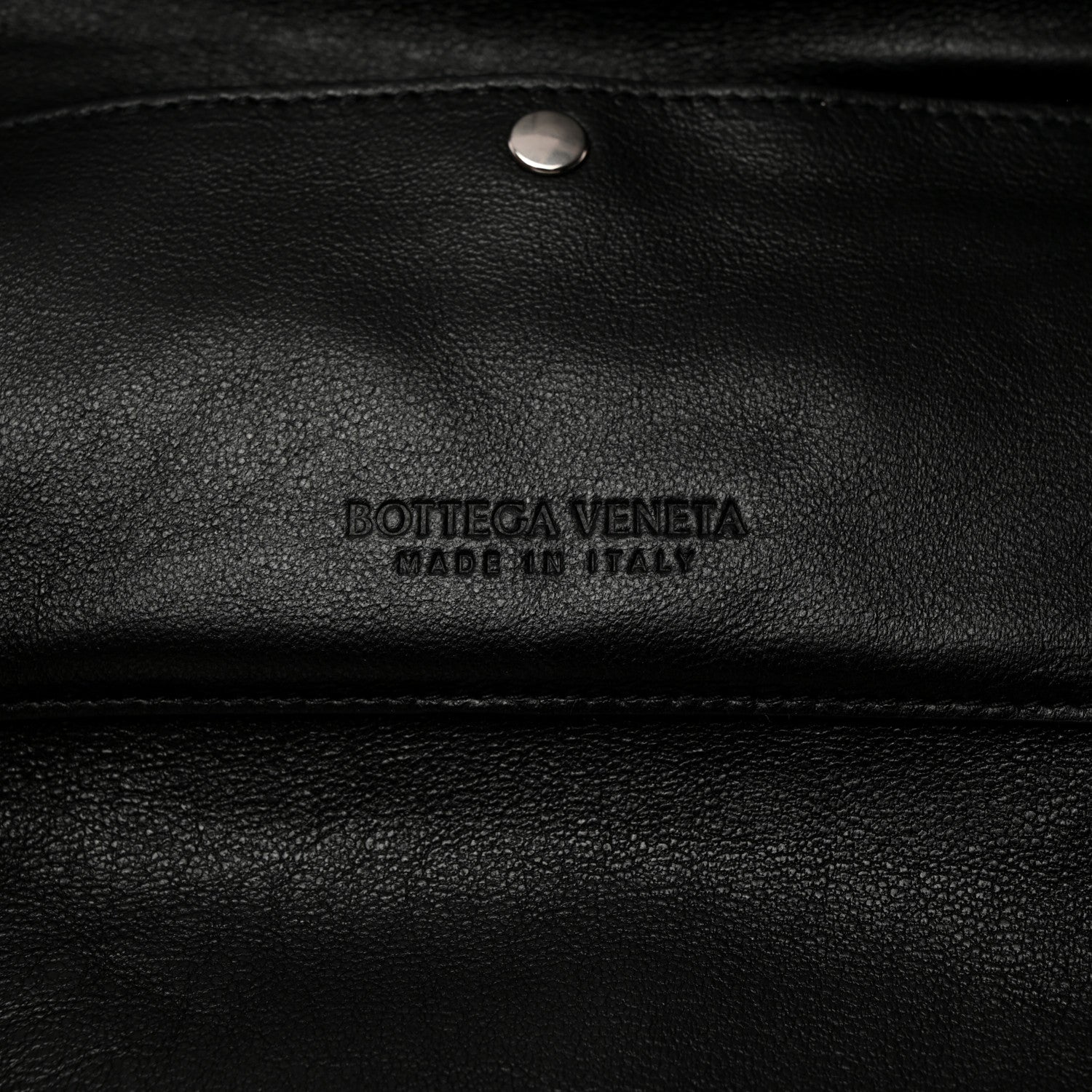 Bottega Veneta Calfskin Intarsio Toiletry Case Black 6 of 7