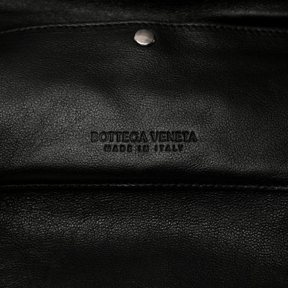 Bottega Veneta Calfskin Intarsio Toiletry Case Black 6 of 7