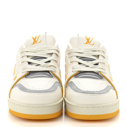 Louis Vuitton Calfskin LV Trainer Sneakers 38.5 Yellow 3 of 10